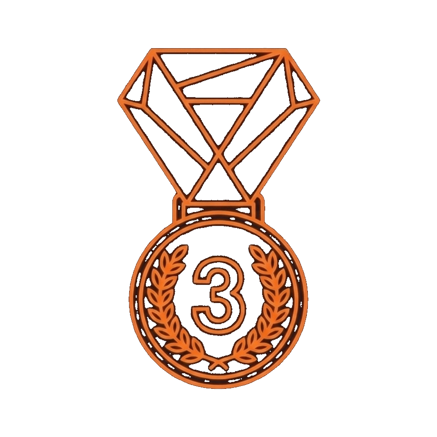 Third place medal icon