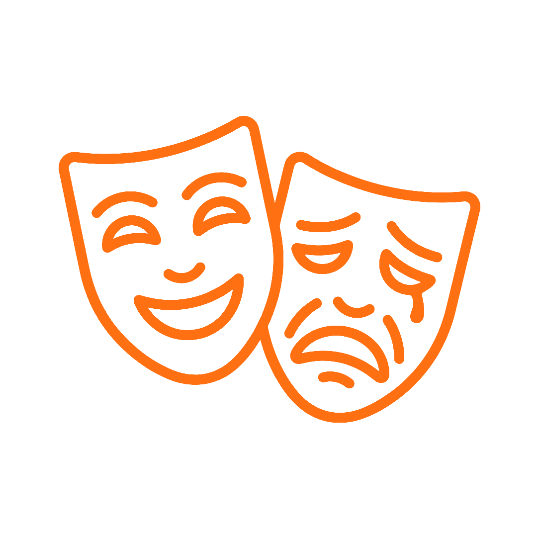 Theater masks icon